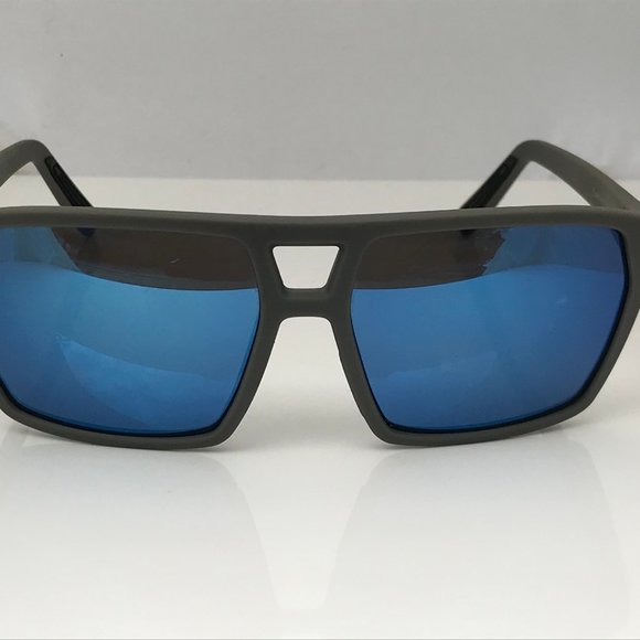 Scott Tune Men Sunglasses Blue Mirror Lenses Gray - Picture 2 of 16